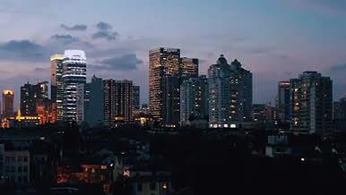 4k实拍航拍城市夜景视频的预览图